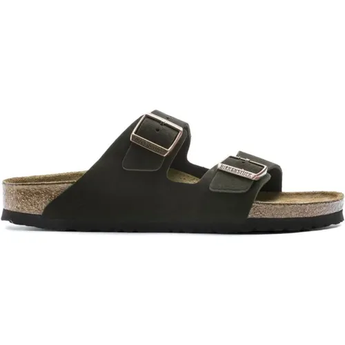 Arizona Mocca Sandalen , Herren, Größe: 44 EU - Birkenstock - Modalova