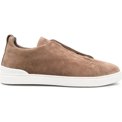 Men's Shoes Sneakers Ss24 , male, Sizes: 7 1/2 UK, 8 1/2 UK, 7 UK - Ermenegildo Zegna - Modalova