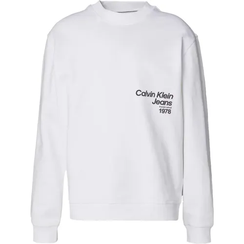 Sweatshirts , Herren, Größe: L - Calvin Klein Jeans - Modalova