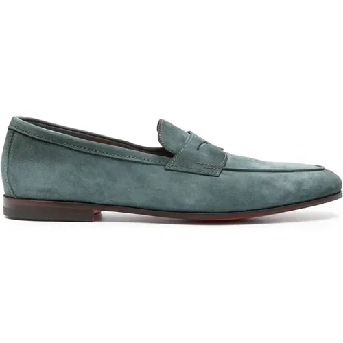 Stylish Loafers for Men , male, Sizes: 9 UK, 8 1/2 UK, 6 UK, 8 UK - Santoni - Modalova