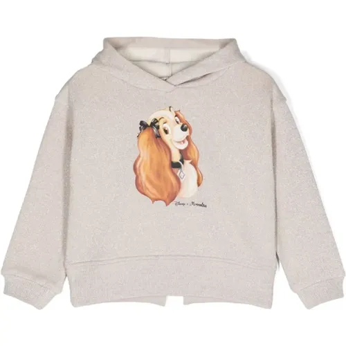 Kapuzenpullover mit Cartoon-Print - Monnalisa - Modalova