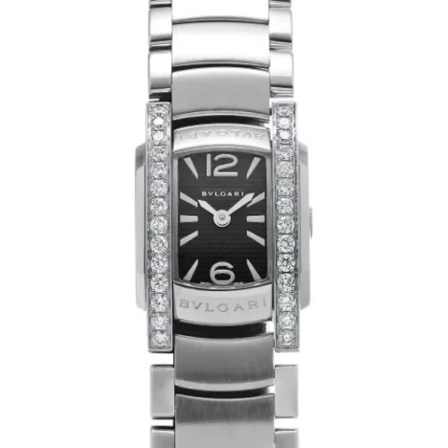 Pre-owned Stainless Steel watches , female, Sizes: ONE SIZE - Bvlgari Vintage - Modalova