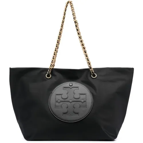 Elegant Nylon Chain Tote Bag , female, Sizes: ONE SIZE - TORY BURCH - Modalova