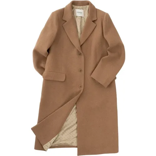 Langer Mantel mit Gürtel und Seitentaschen , Damen, Größe: XL - Ottod'Ame - Modalova