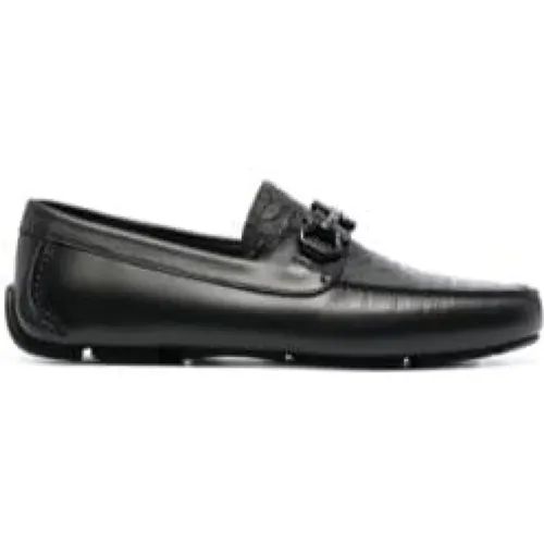 Gancini-Logo Loafers , Herren, Größe: 40 1/2 EU - Salvatore Ferragamo - Modalova