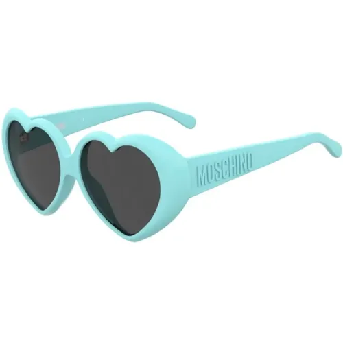 Blaue Damen Sonnenbrille Moschino - Moschino - Modalova