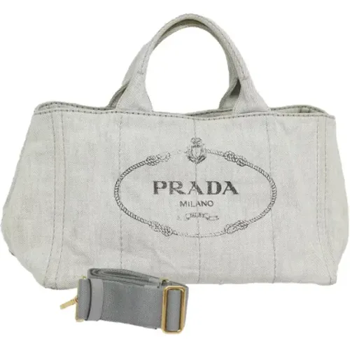 Pre-owned Canvas prada-bags , female, Sizes: ONE SIZE - Prada Vintage - Modalova