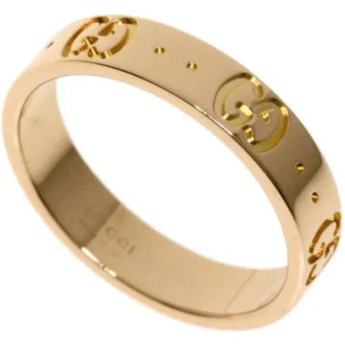 Pre-owned rose gold Gucci ring , female, Sizes: ONE SIZE - Gucci Vintage - Modalova