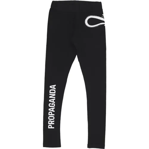 Logo Leggings Women Tight Fit , female, Sizes: S, L, M - Propaganda - Modalova