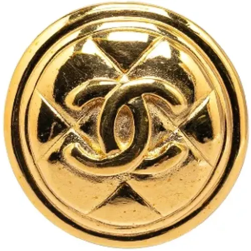 Pre-owned Metal brooches , female, Sizes: ONE SIZE - Chanel Vintage - Modalova