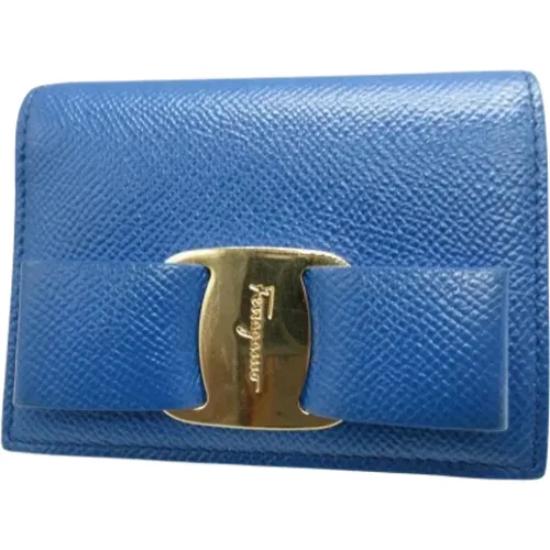 Pre-owned Leather wallets , female, Sizes: ONE SIZE - Salvatore Ferragamo Pre-owned - Modalova