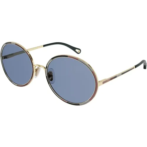 Stylische Sonnenbrille für Frauen,Glänzende klassische goldene Sonnenbrille CH0100S,Sunglasses - Chloé - Modalova