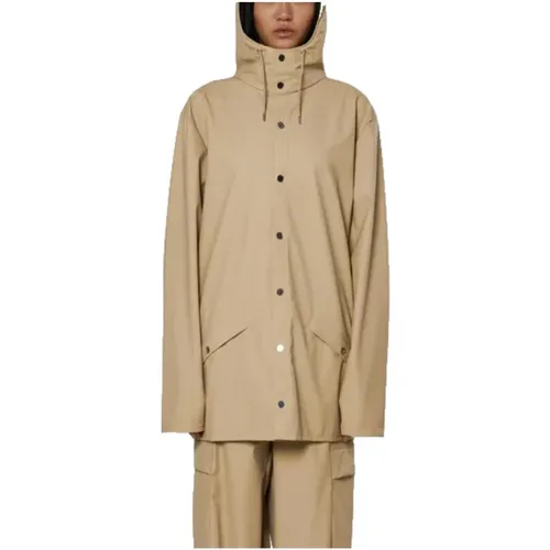 Modern Raincoat with Functional Design , unisex, Sizes: L, M, XL, XS - Rains - Modalova