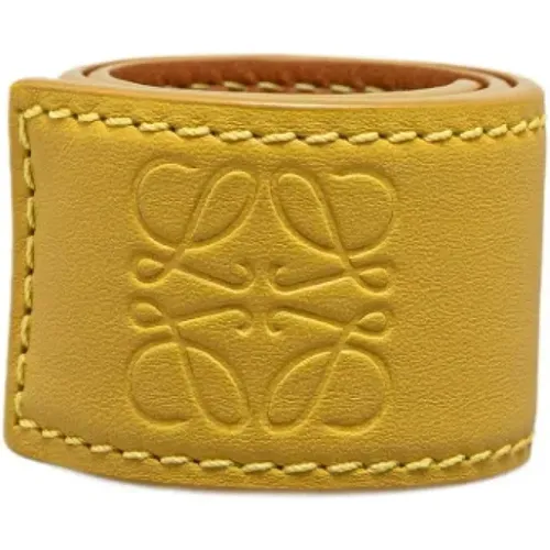 Pre-owned Leather bracelets , female, Sizes: ONE SIZE - Loewe Pre-owned - Modalova