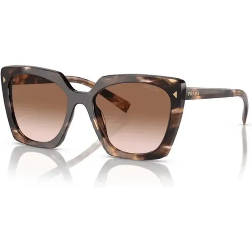 Rechteckige Sonnenbrille mit UV-Schutz , Damen, Größe: 54 MM - Prada - Modalova