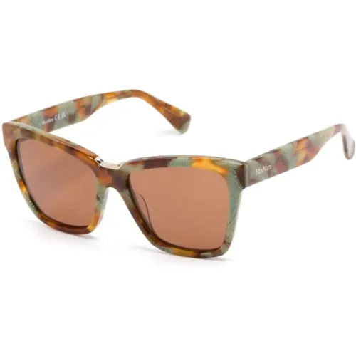 Elegante Sonnenbrille für den täglichen Gebrauch , Damen, Größe: 55 MM - Max Mara - Modalova