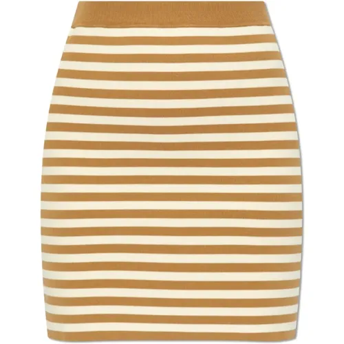 Striped pattern skirt Domizia , female, Sizes: S - Max Mara - Modalova