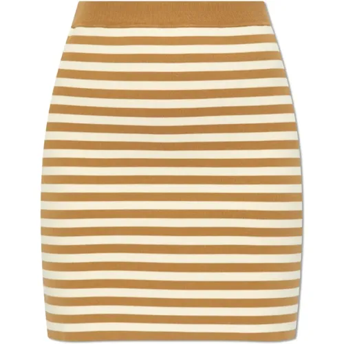 Striped pattern skirt Domizia , female, Sizes: XS, M, S - Max Mara - Modalova
