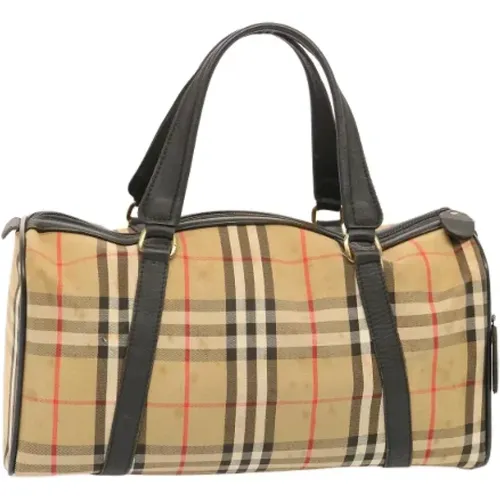 Pre-owned Canvas handbags , female, Sizes: ONE SIZE - Burberry Vintage - Modalova