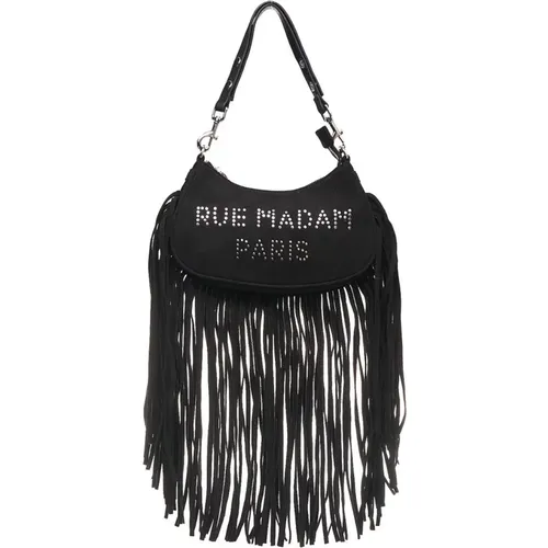 Fringe Hobo Tasche 'New Delano' , Damen, Größe: ONE Size - Rue Madam - Modalova