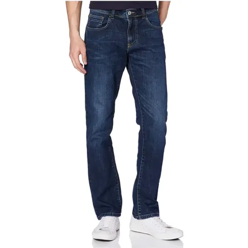 Straight Leg Blaue Jeans - camel active - Modalova