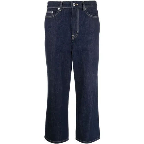 Rinse Cropped Jeans für Frauen , Damen, Größe: W26 - Kenzo - Modalova