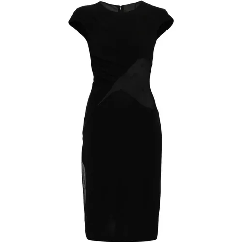 G Tulle and Crepe Dress , female, Sizes: M, S - Givenchy - Modalova