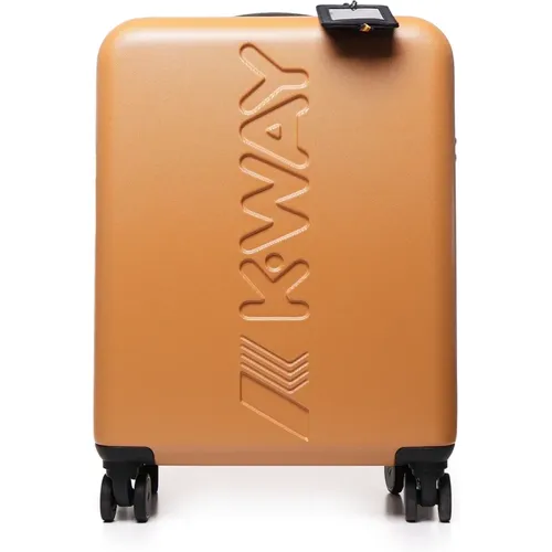 Travel Trolley Bag with Swivel Wheels , male, Sizes: ONE SIZE - K-way - Modalova