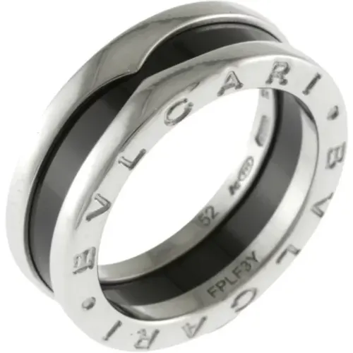 Pre-owned Silver rings , female, Sizes: ONE SIZE - Bvlgari Vintage - Modalova