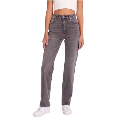 High Straight Brooklyn Jeans , female, Sizes: W26, W25, W28, W29, W24, W27 - Abrand Jeans - Modalova