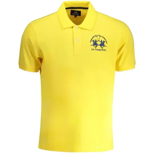 Polo Shirt with Contrast Details , male, Sizes: XL, L, M, S, 2XL - LA MARTINA - Modalova