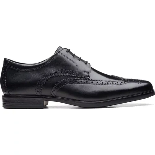 Wingtip Formal Business Shoes , male, Sizes: 7 UK, 7 1/2 UK, 12 UK, 9 UK, 10 UK, 8 UK, 11 UK - Clarks - Modalova