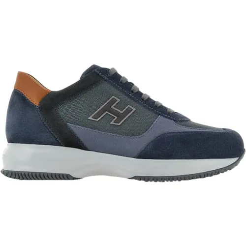 Sneakers Blue , male, Sizes: 8 1/2 UK - Hogan - Modalova