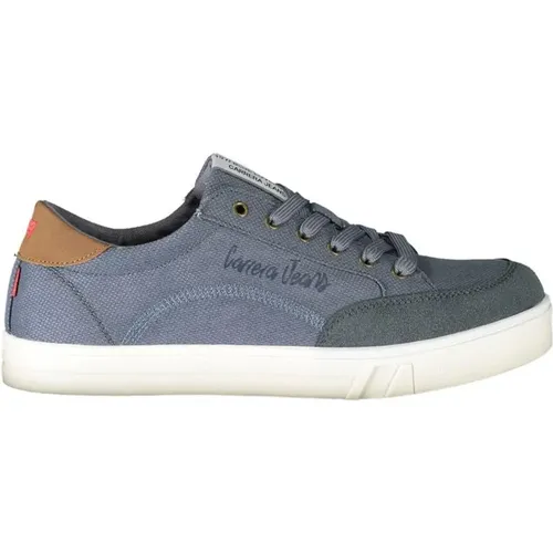 Blaue Polyester-Sneaker mit Schnürsenkeln , Herren, Größe: 41 EU - Carrera - Modalova