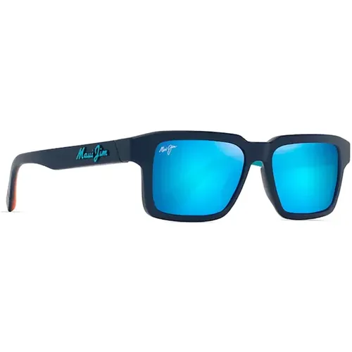 Blaue Sonnenbrille Damen Accessoires Ss24 , Damen, Größe: ONE Size - Maui Jim - Modalova