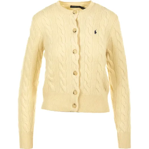 Weiße Pullover , Damen, Größe: L - Ralph Lauren - Modalova