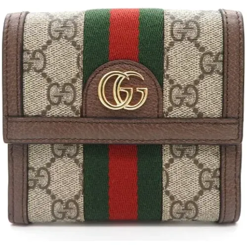 Pre-owned Canvas wallets , female, Sizes: ONE SIZE - Gucci Vintage - Modalova