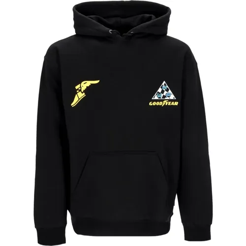 Grand Prix Schwarzer Hoodie , Herren, Größe: L - HUF - Modalova