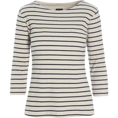 Breton Stripe Blouse Black/Ivory , female, Sizes: 2XL, L, M, XL, XS - Bitte Kai Rand - Modalova