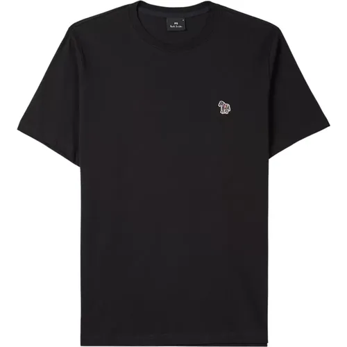 Zebra Baumwoll T-Shirt in Schwarz - PS By Paul Smith - Modalova