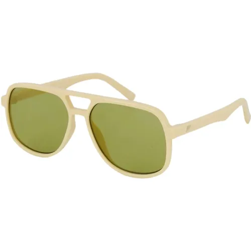 Pilot Sunglasses in Ivory , unisex, Sizes: L - Le Specs - Modalova