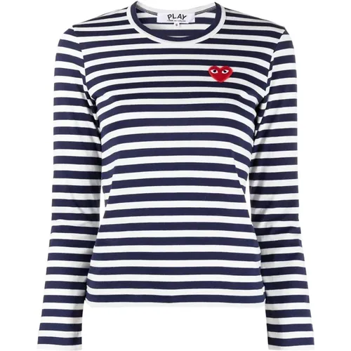 Langarm Herren T-Shirt - Comme des Garçons Play - Modalova