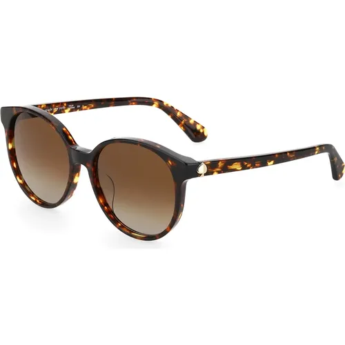 Eliza/F/S Sonnenbrille Dunkel Havana/Hellbraun,Schwarze/Dunkelgraue Sonnenbrille Eliza/F/S - Kate Spade - Modalova