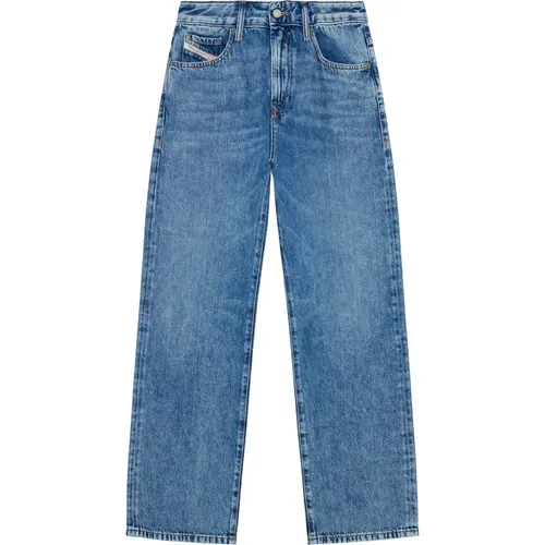 Gerades Jeans - 1999 D-Reggy , Damen, Größe: W23 L30 - Diesel - Modalova