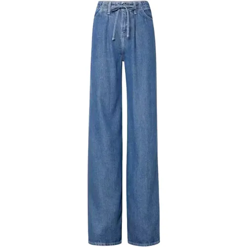 Wide Leg Drawstring Jeans - Ghost , Damen, Größe: W27 - Frame - Modalova