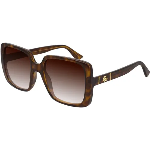 Stilvolle Sonnenbrillenkollektion , Damen, Größe: 56 MM - Gucci - Modalova