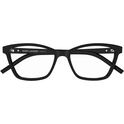 MonogramLarge Eyeglass Frames , female, Sizes: 56 MM - Saint Laurent - Modalova
