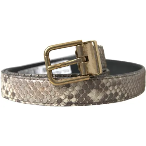 Belts , Herren, Größe: 80 CM - Dolce & Gabbana - Modalova