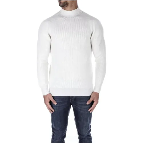 Sweaters Cream , male, Sizes: L - Tagliatore - Modalova