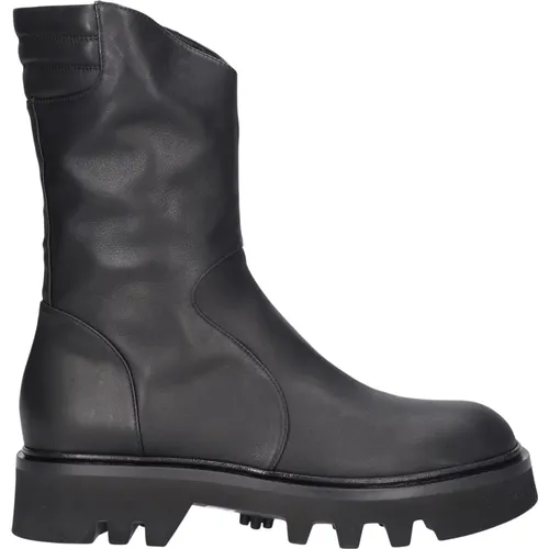 Vealsed Leather Lace-up Boots , female, Sizes: 4 1/2 UK - Pomme D'or - Modalova